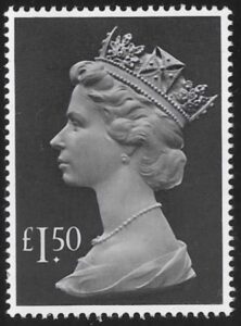 SG.1026e  £1.50 pale mauve & grey black. U/M (MNH)