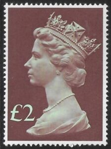 SG.1027  £2.00 light emerald and purple-brown. U/M (MNH)