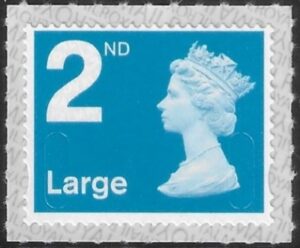 U3000 2nd Large blue M21L SBP T2 Walsall U/M (MNH)
