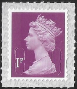 U2920  1p 2b deep crimson M21L SBP s/L Walsall U/M (MNH)