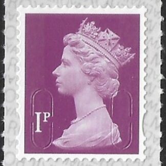 U2920  1p 2b deep crimson M21L SBP s/L Walsall U/M (MNH)