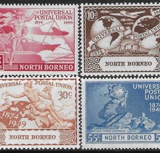 1949  North Borneo SG.352-5   Universal Postal Union  set 4 values U/M (MNH)