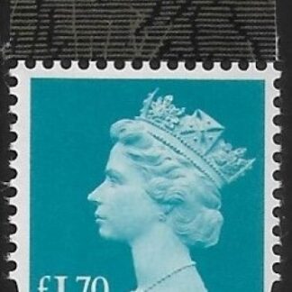 U3116  £1.70 2B  turquoise blue   'M21L'  'MPIL'   DY39   ISP  U/M (MNH)