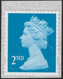 U3010 2nd bright blue MBIL M21L Walsall SBP T2 u/m (MNH) .