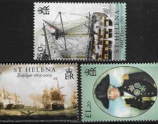 2005 St.Helena. SG.969-71 Bi-cent of Battle of Trafalgar. set 3 values U/M (MNH)