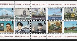 2005 St. Helena SG.946-55  60th Anniv. End of World War 2  set 10 values U/M (MNH)