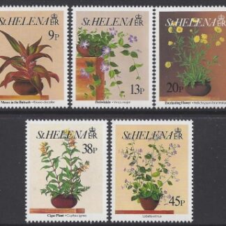 1992 St. Helena SG. 625-9 Flowers 1st series set 5 values U/M (MNH)