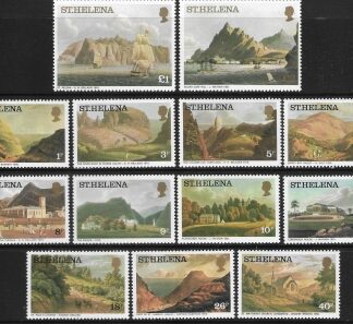 1976-82 St. Helena  SG.319A-31A   Lithographs of St. Helena set 13 values U/M (MNH)