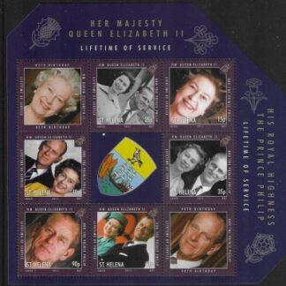 2011 St. Helena. MS. 1154 Lifetime of Service. Mini sheet U/M (MNH)
