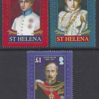 2007 St. Helena SG.1019-21  The Napoleons  set 3 values U/M (MNH)