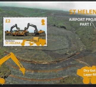 2013 St. Helena. MS1215  St. Helena Airport Project (Part 1) mini sheet U/M (MNH)