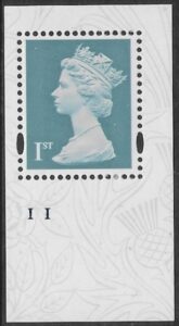 U3271a 1st slate-blue Diamond Jubilee code DiaMnd ex mini sheet. DLR U/M (MNH)
