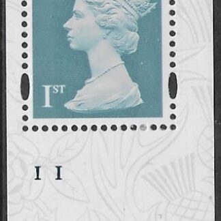 U3271a 1st slate-blue Diamond Jubilee code DiaMnd ex mini sheet. DLR U/M (MNH)