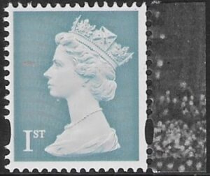 U3279 1st slate-blue MPnd (gummed from DY4) Walsall U/M (MNH)