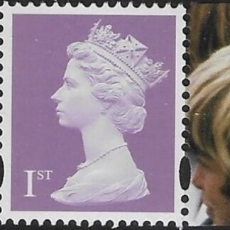 U3747 1st bright lilac ReigP 016R   (from booklet) Walsall  U/M (MNH)
