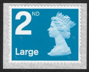 U3031 2nd Large bright blue MBIL M20L SBP T2 Walsall U/M (MNH)