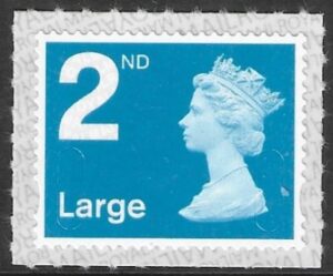 U3000 2nd Large blue M19L SBP T2 Walsall U/M (MNH)