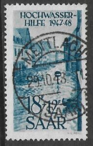 1948 SAAR SG.254 Flood Disaster Relief Fund. vfu. (cat. val. £80.00)