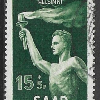 1952 Saar SG.312 15th Olympics  very fine used. (cat. val. £20.00)