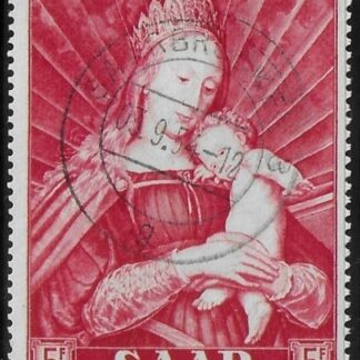 1954 SAAR SG.348  Marian Year. very find used. (cat. val. £5.25.00)