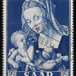 1954 SAAR SG.350  Marian Year. very find used. (cat. val. £9.00)