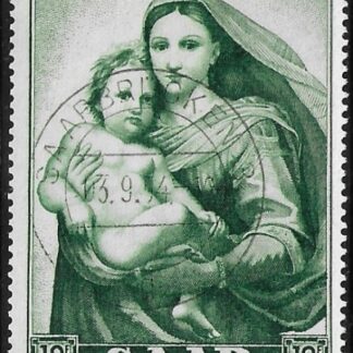1954 SAAR SG.349  Marian Year. very find used. (cat. val. £5.25)