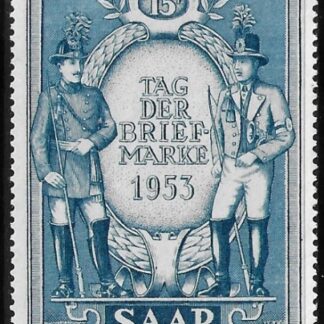 1953 SAAR  SG.339  Stamp Day. mounted mint. (cat. val. £11.00)