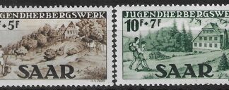 1949 SAAR  SG.259-60  Youth Hostel Fund. M/M (cat. val. £13.00)