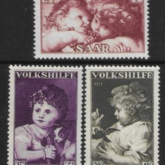 1953 SAAR SG.341-3  Paintings   U/M (MNH)  cat. val. £16
