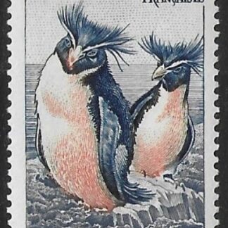 1956 French Antarctic  SG.5  1F Rockhopper Penguins  U/M (MNH)