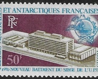 1970 French Antarctic.  SG.60  New UPU Headquarters Building Berne.  U/M (MNH)