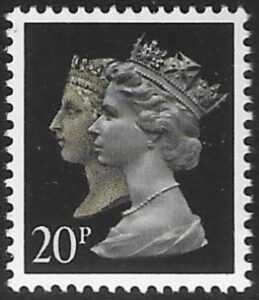SG.1469 20p phos. brownish black & cream. Harrison ex sheet. U/M (MNH)