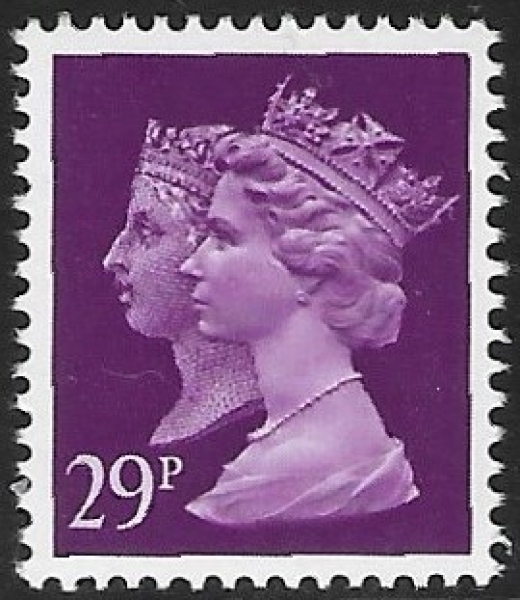 SG.1471 29p phos. deep mauve. Harrison. ex sheet. U/M (MNH)