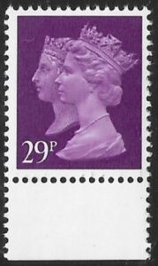 SG.1472 29p  2B deep mauve. Harrison. ex booklet. DX11 U/M (MNH)