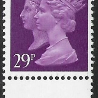 SG.1472 29p  2B deep mauve. Harrison. ex booklet. DX11 U/M (MNH)