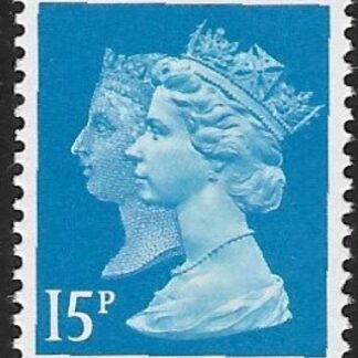 SG.1477  15p CB bright blue.  Questa ex booklet JC2  U/M (MNH)