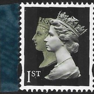 SG.2956  1st  2B  brownish black  cartor ex booklet DX 46 U/M (MNH)