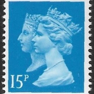 SG.1467 15p CB bright blue Harrison from sheet U/M (MNH)