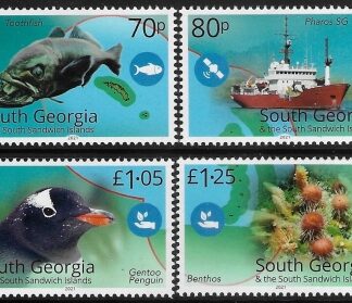 2021 South Georgia. SG.789-92  The Blue Belt Programme. set 4 values U/M (MNH)
