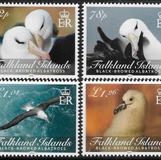 2021 Falkland Islands.  SG.1495-8  Black-Browed Albatross   set 4 values U/M (MNH)