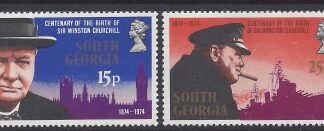 1974 South Georgia  SG.40-1  Sir Winston Churchill. set 2 values U/M (MNH)