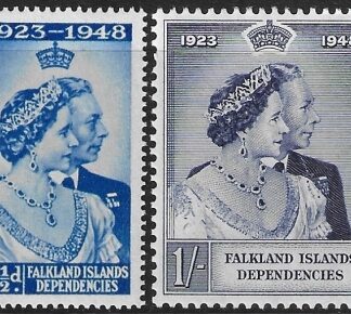 Falkland Islands Dependencies - 1948 Royal Silver Wedding SG. G19-20  U/M (MNH)