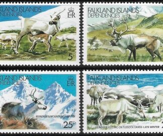 1982 Falkland Islands Dependencies SG.98-101 Reindeer. set 4 values. U/M (MNH)