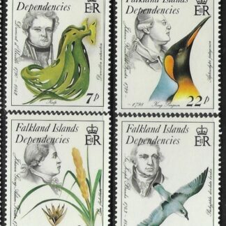 1985 Falkland Islands Dependencies SG.134-7  Naturalists. set 4. U/M (MNH)