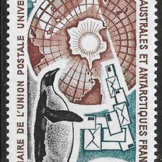 1974  French Antarctic  SG.92  Centenary of U.P.U. U/M (MNH)