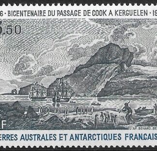 1976  French Antarctic  SG.109 Bicent Cooks passage to Kerguelen. U/M (MNH)