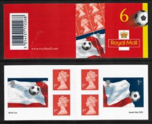 2002 PM6 6 x 1st. World Cup Football Championship,  ( SG. 2293 & 2294 ) + 4  Machin's.