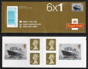 2004 PM13  6 x 1st Ocean Liners ( 2 x SG. 2455 ) + 4  Machin's.