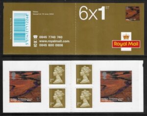 2004 PM14  6 x 1st. Wales - Europa (2 x SG. 2472 ) + 4  Machin's
