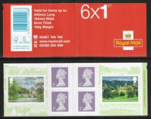 2016 PM53  6 x 1st. Landscape Gardens (SG.3877 & 3878) +  4 Machin's (U3274).